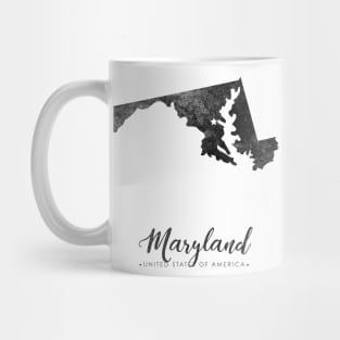 Maryland state map Mug